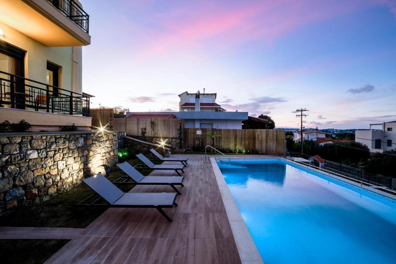 Siena Pool Villa Koskinou  エクステリア 写真
